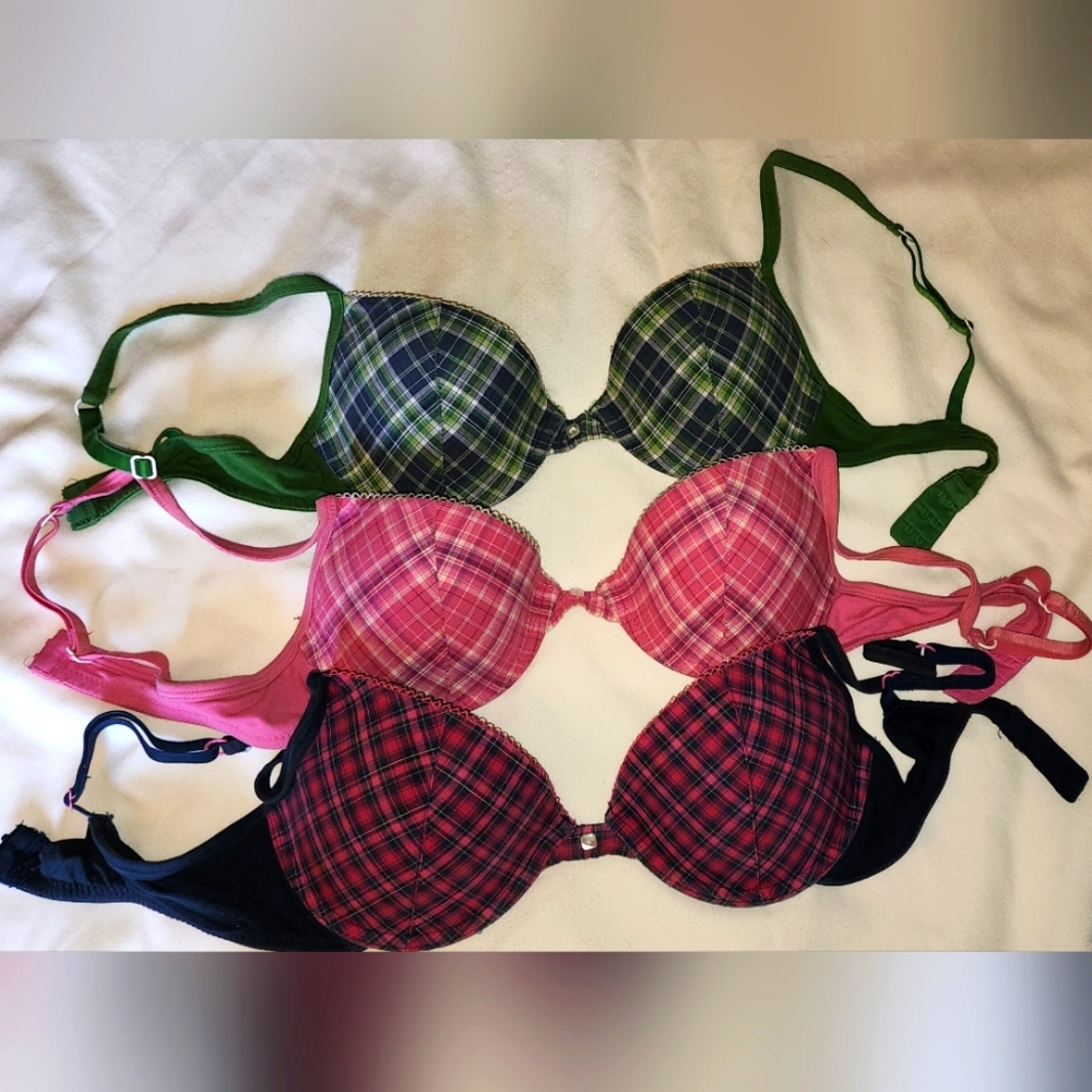 3 34B pushup bras Xhilaration